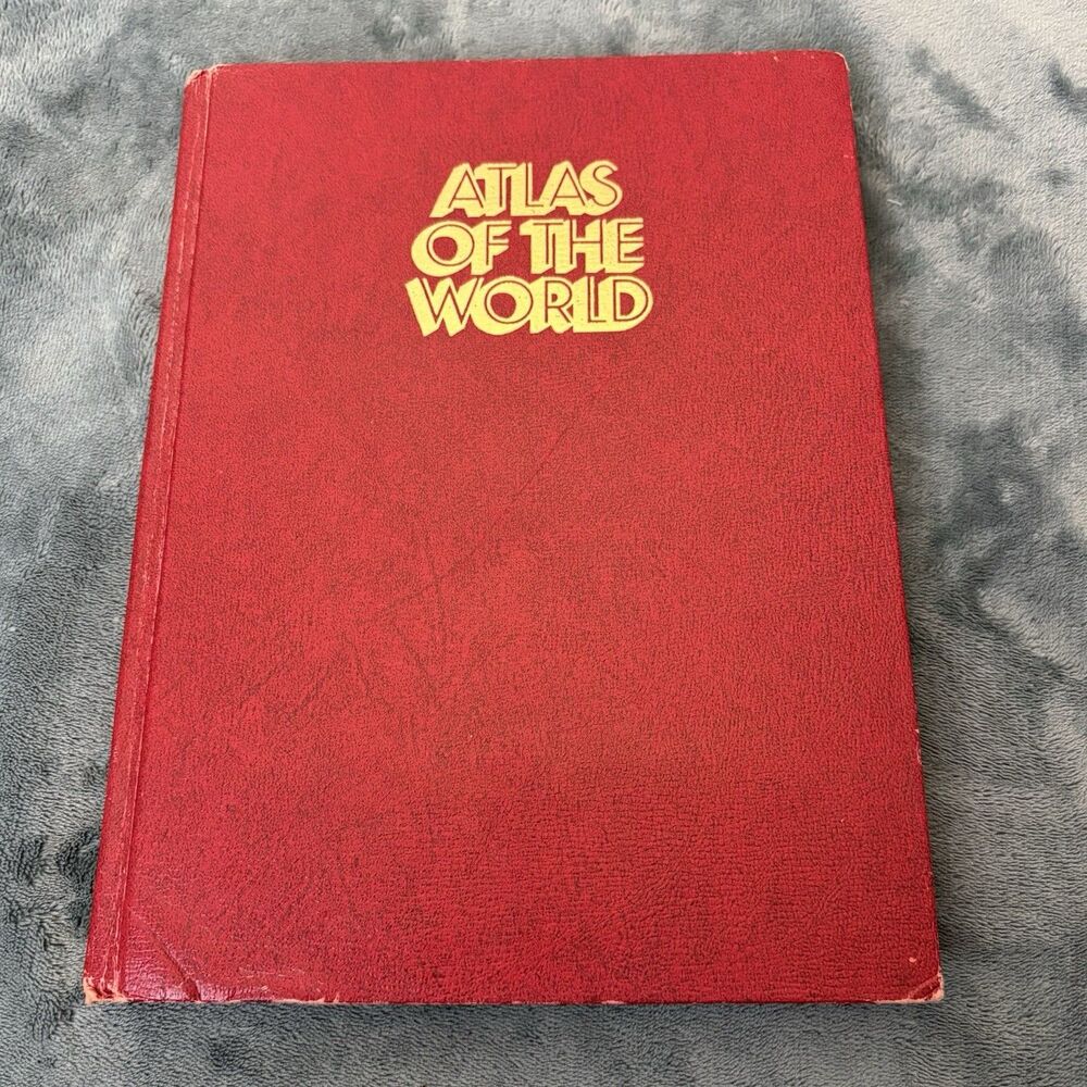 1975 The Atlas of the World By Harold Fullard HardCover